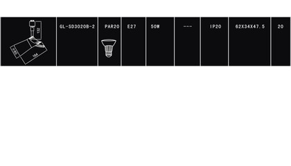 【厂家直销 超低价销售 射灯GL-SD3020B-2】价格,厂家,图片,其他LED灯具,佛山市杰朗灯饰照明-